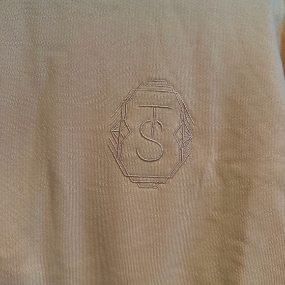 Taylor Swift Life of a Showgirl Crewneck Sweatshirt Small Oversized Peach - Picture 2 of 4